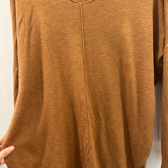 Women's Oversized Brown Sweater - Picture 2 of 3